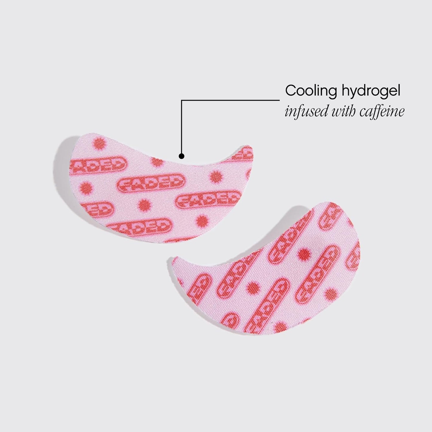 Faded Brightening under Eye Masks | Revitalizing Patches to Depuff, Hydrate, and Illuminate | Diminishes Dark Circles and Fine Lines | Made with Kojic Acid, Caffeine & Niacinamide