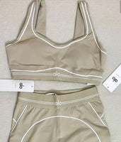 Alo Tracksuits Women'S Suits Fashion Pants Female Soild 2 Piece set