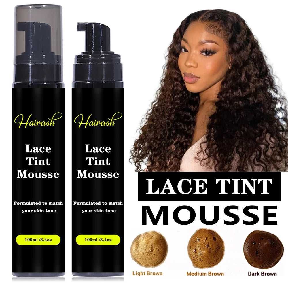 Melting Spray for Lace Wigs Lace Tint Mousse Wig Glue Waterproof Glue Remover Wig Installation Kit Set