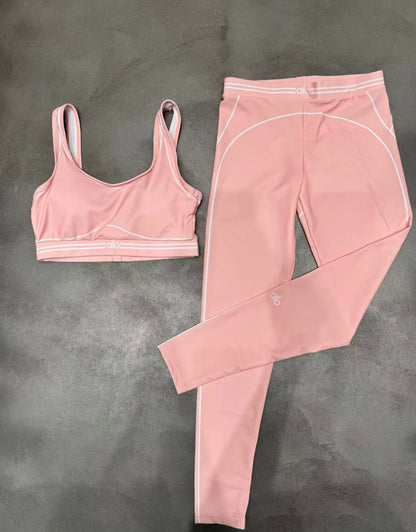 Alo Tracksuits Women'S Suits Fashion Pants Female Soild 2 Piece set
