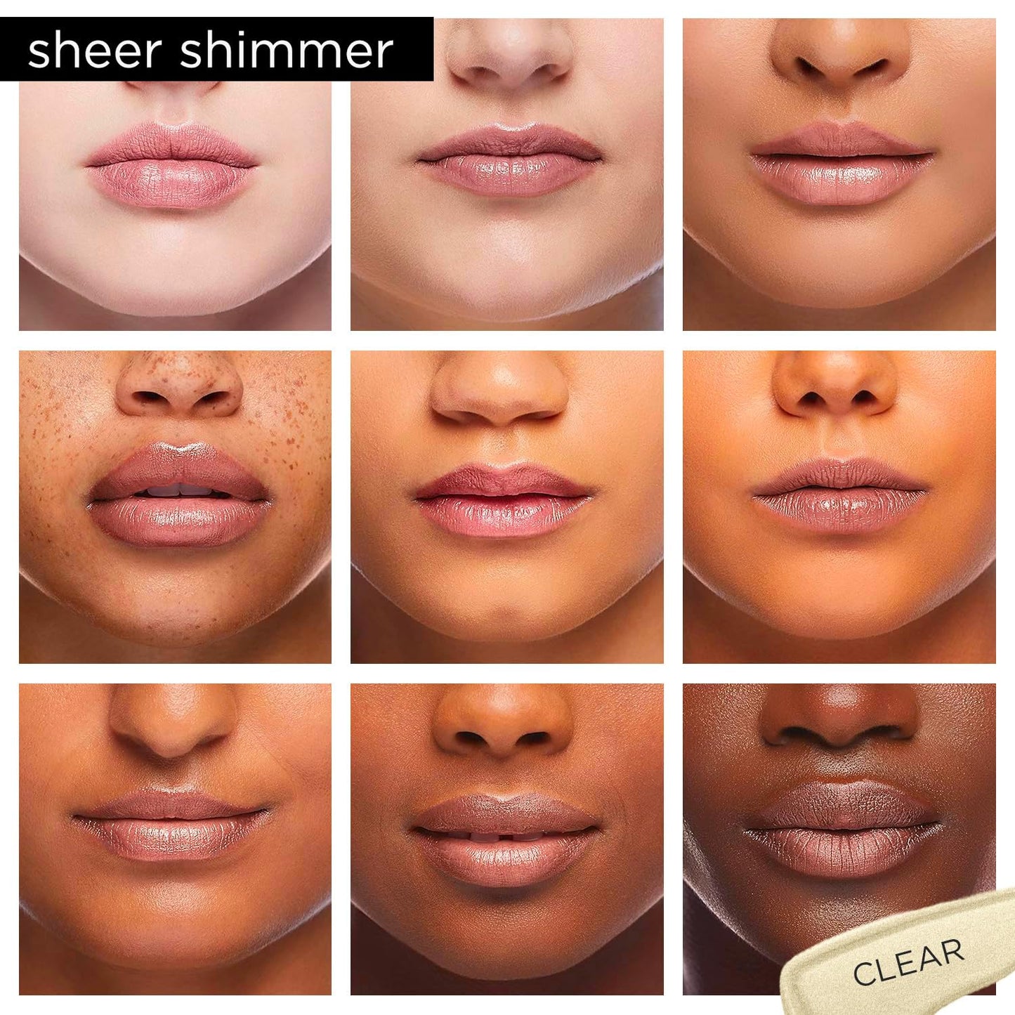 Pure Illumination Lip Gloss - Led-Lit Applicator W/Side Mirror - Non-Sticky, Moisturizing & Hydrating Lip Glosses - Soothes & Protects Dry Chapped Lips (Clear)