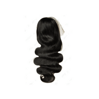 bodywave 13x4 JET BLACK 22 inches Full  Frontal HD Lace 200% Density baddie box
