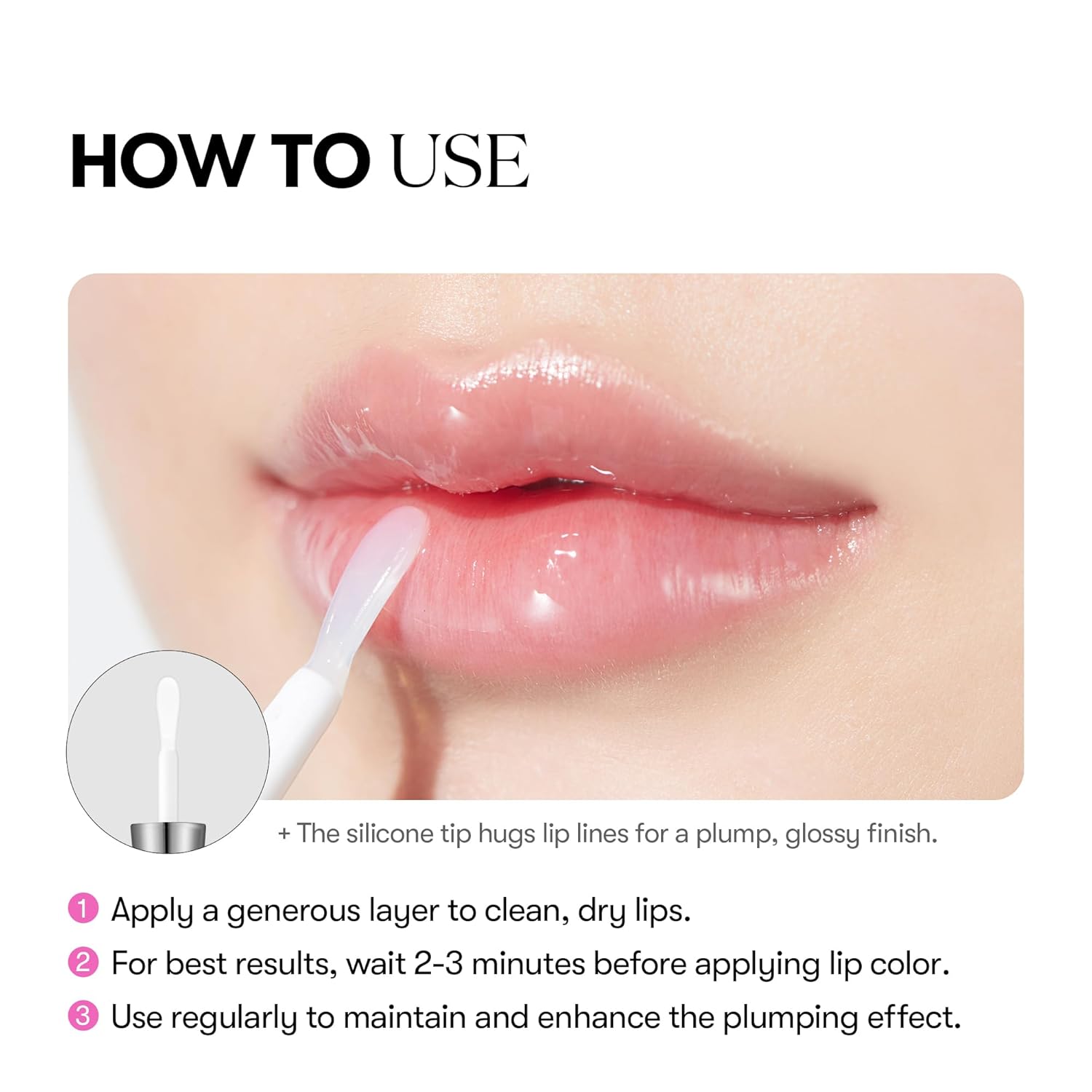 Reedle Shot Lip Plumper, Hydrating & Volumizing Clear Lip Gloss, Microneedling Effect & Hyaluronic Acid for Fuller, Smoother Lips, 0.15 Oz (4.3 G) (Beginner)
