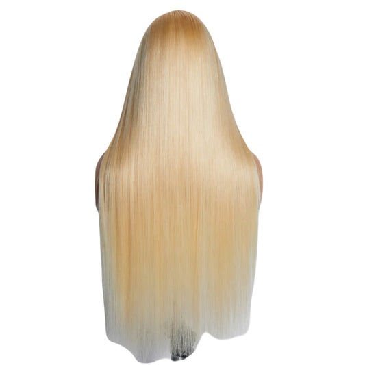613 straight blonde 13x4 30inches Full Frontal HD Lace 200% Density baddie box