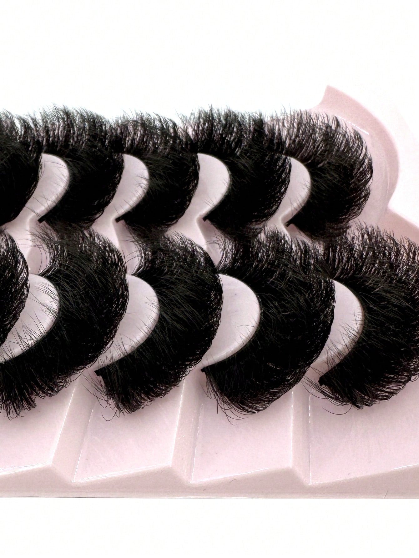 7 Pairs 25Mm Dramatic Faux Mink Eyelashes, Fluffy 3D Lashes,Long Thick Volume Natural Faux Mink False Eyelashes, Thick Cross False Lashes, Multi-Layered Curly Lashes, Create Dramatic Thick Effect Suitable for Parties and Celebrations