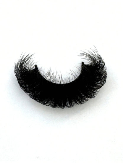 7 Pairs 25Mm Dramatic Faux Mink Eyelashes, Fluffy 3D Lashes,Long Thick Volume Natural Faux Mink False Eyelashes, Thick Cross False Lashes, Multi-Layered Curly Lashes, Create Dramatic Thick Effect Suitable for Parties and Celebrations